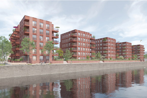 Mainz Zollhafen, Hafenblick II